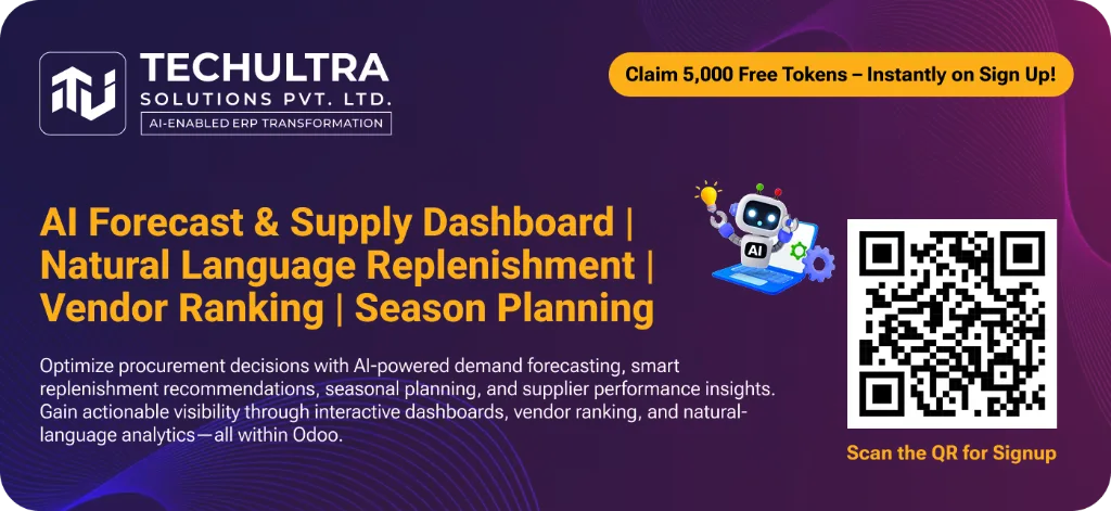 AI Forecast & Supply Dashboard — natural-language supply-chain cockpit for Odoo