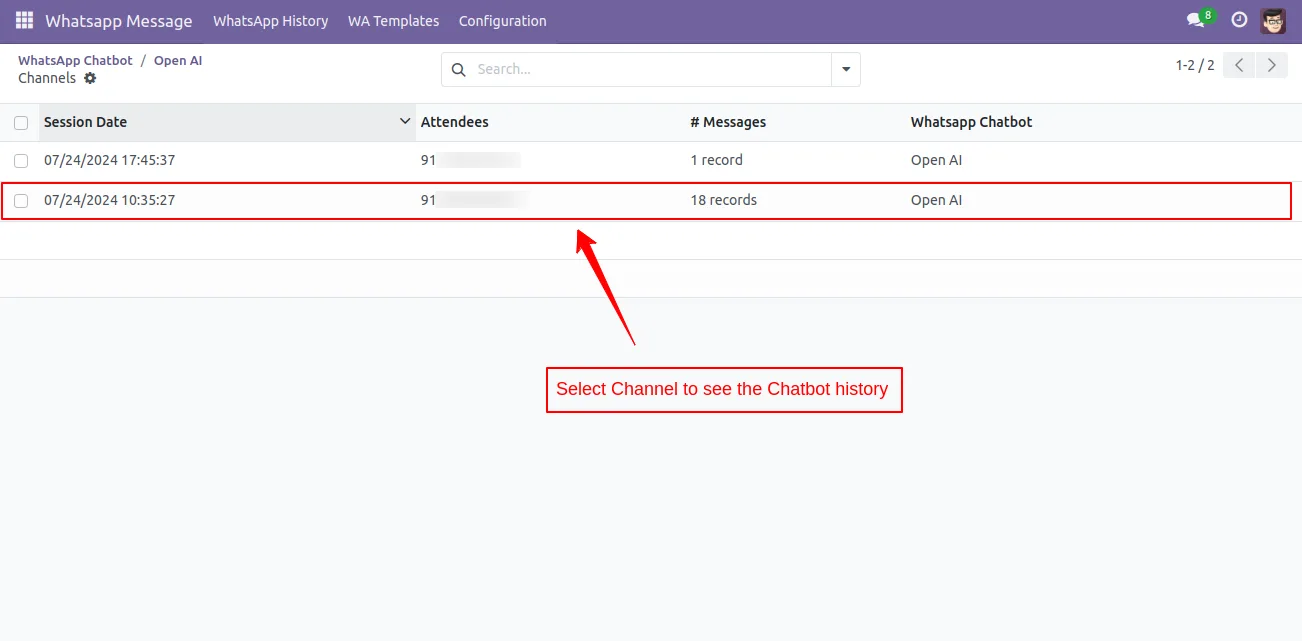 AI-extracted document content powering chatbot responses in Odoo