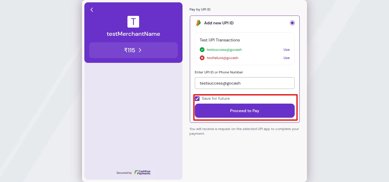 Generating a Cashfree payment link from the Odoo Invoicing app