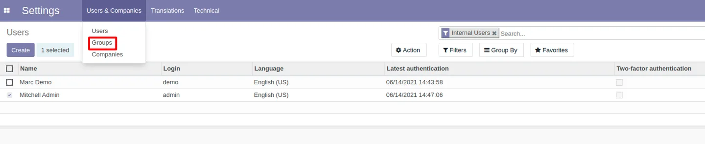 Restricted Odoo user blocked from importing a CSV data file