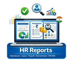 HR India Reports — Attendance, Leave, Payroll, Recruitment & MIS icon