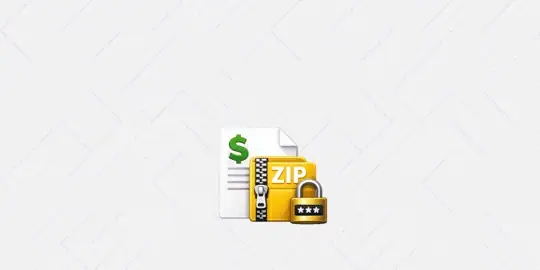 Invoicing Report Secure ZIP — Odoo App Store cover