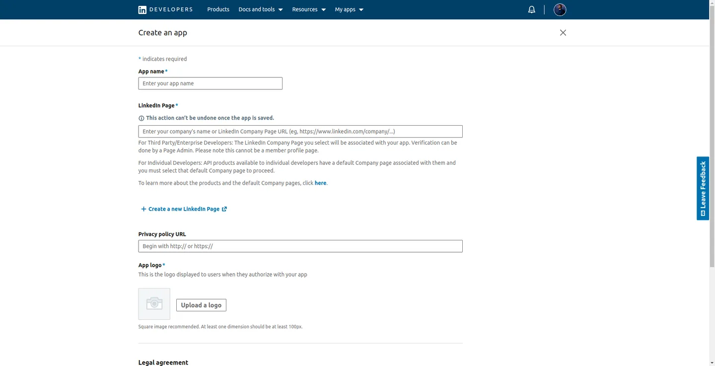 Composing a LinkedIn article from an Odoo account