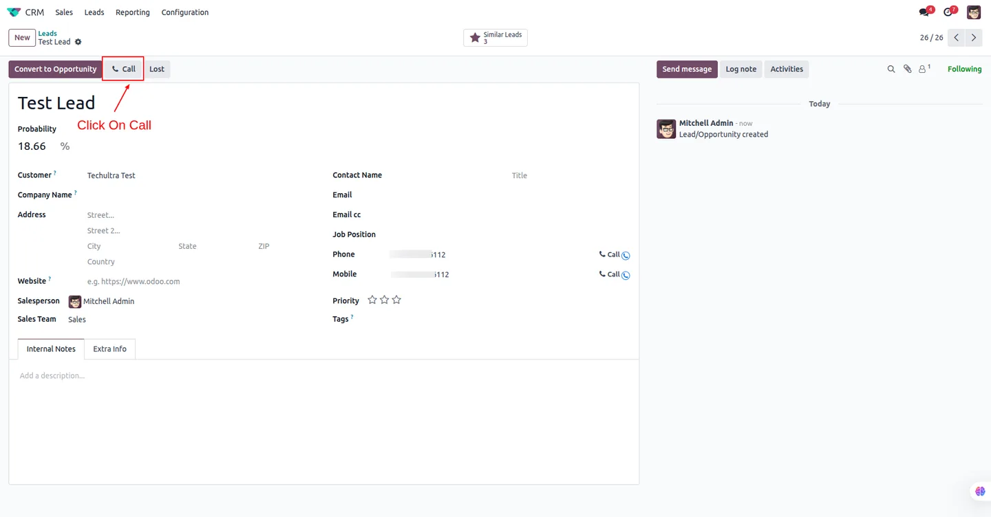MyOperator webhook configuration for real-time call sync