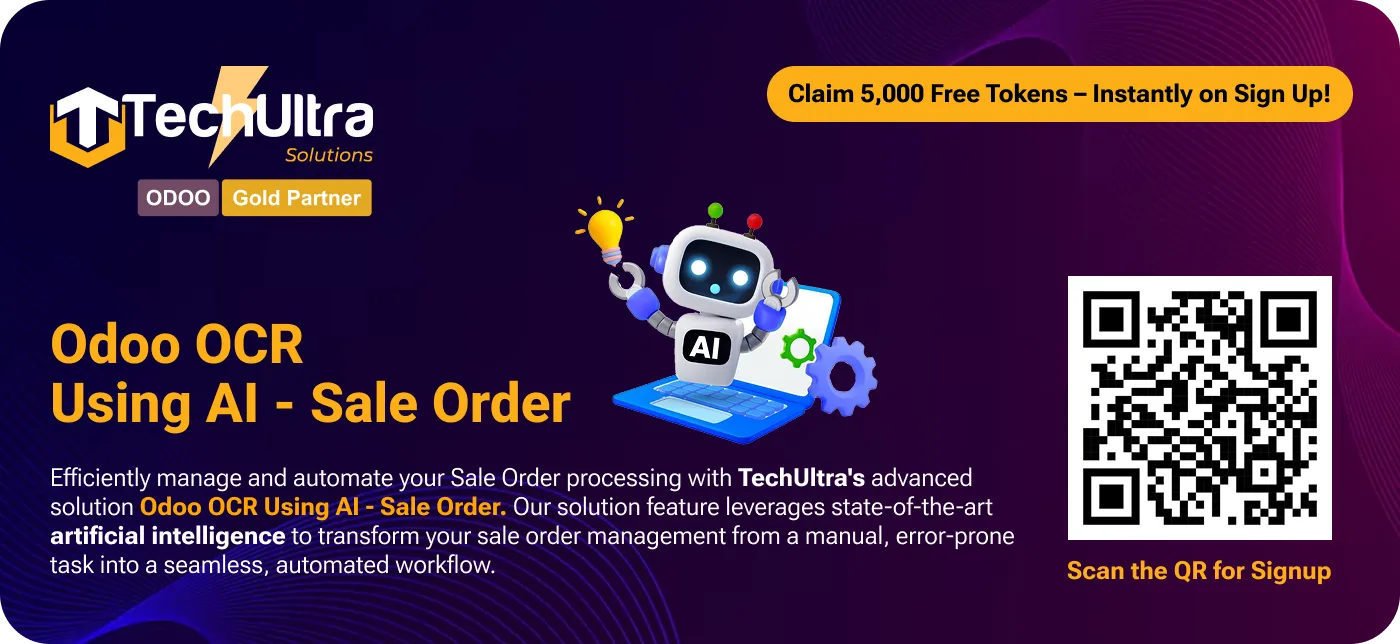 Odoo OCR AI — Sale Orders module by TechUltra Solutions