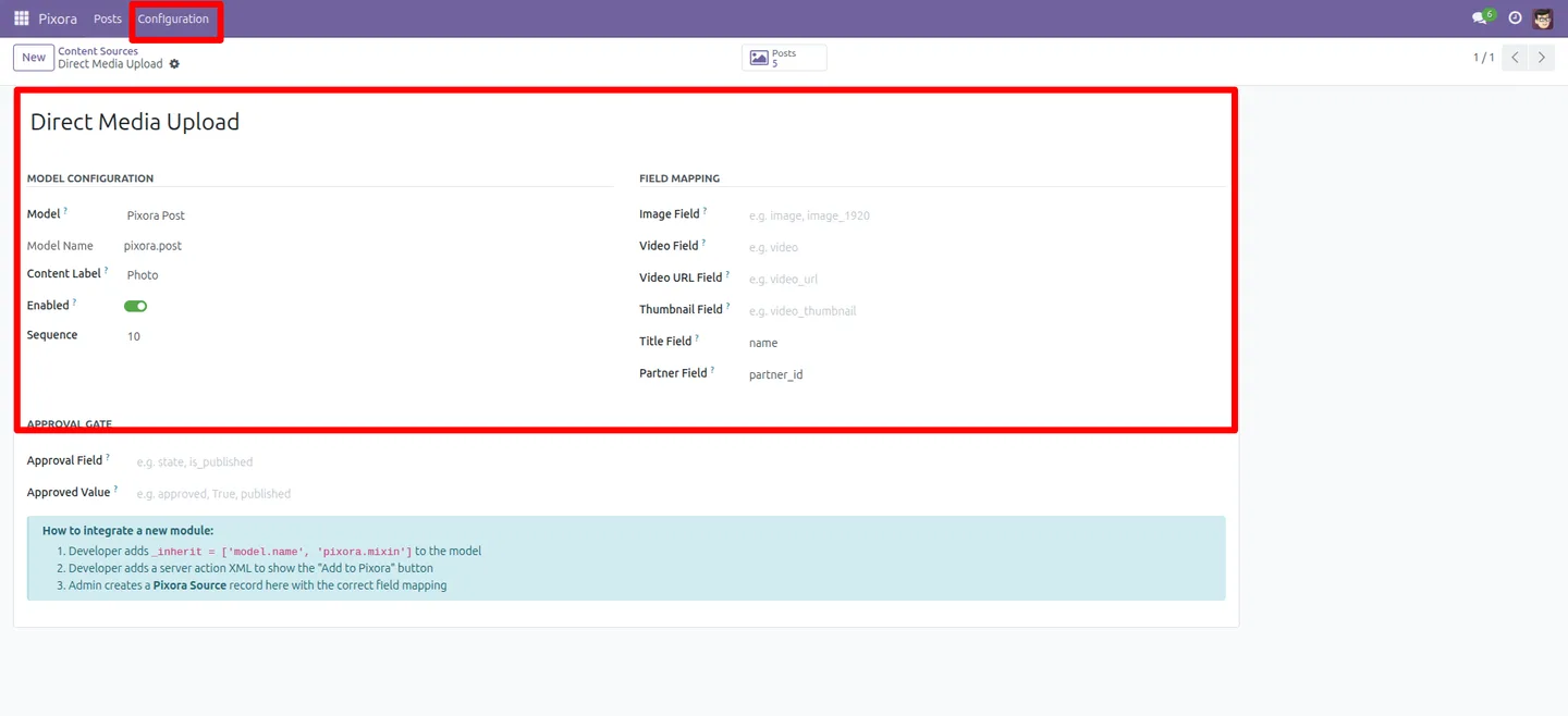 Watching a short video with likes and comments in Odoo Shorts & Reels