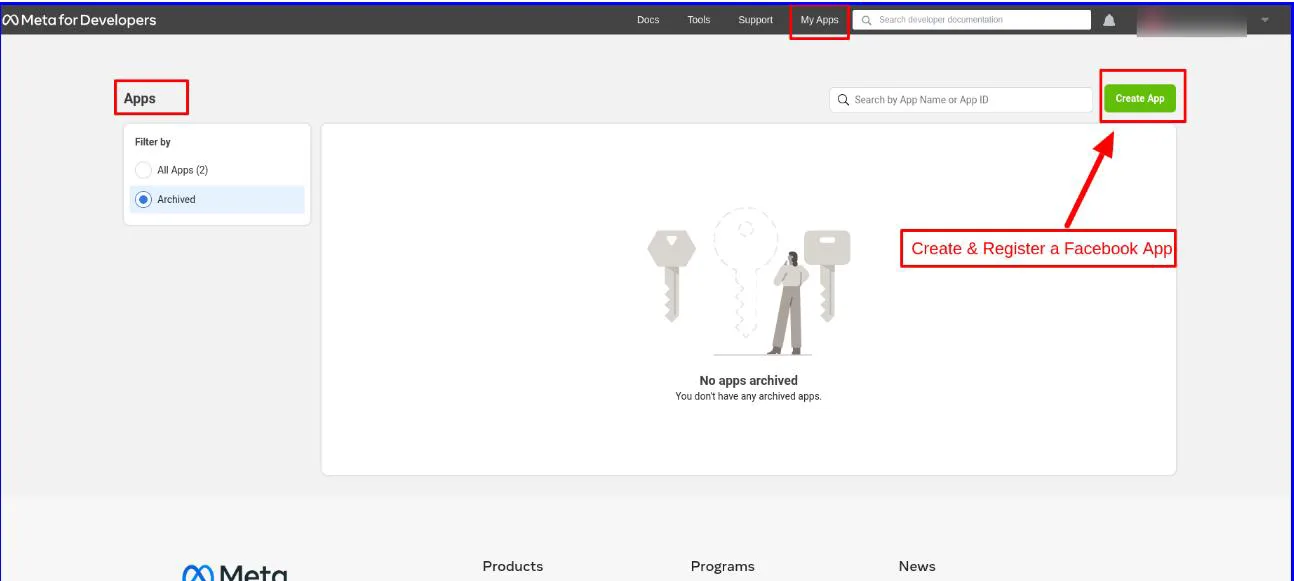 Creating and registering a Meta developer app for the Odoo WhatsApp Bundle