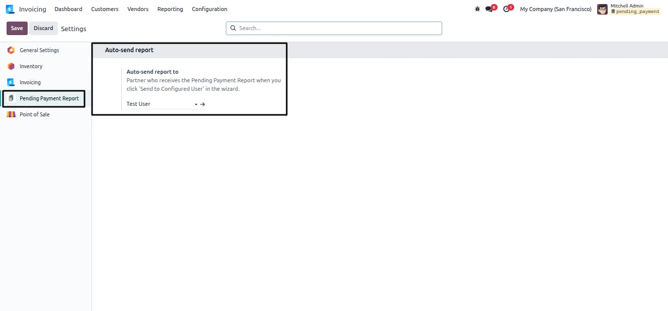 Outstanding invoice and bill data with currency-wise totals in Odoo