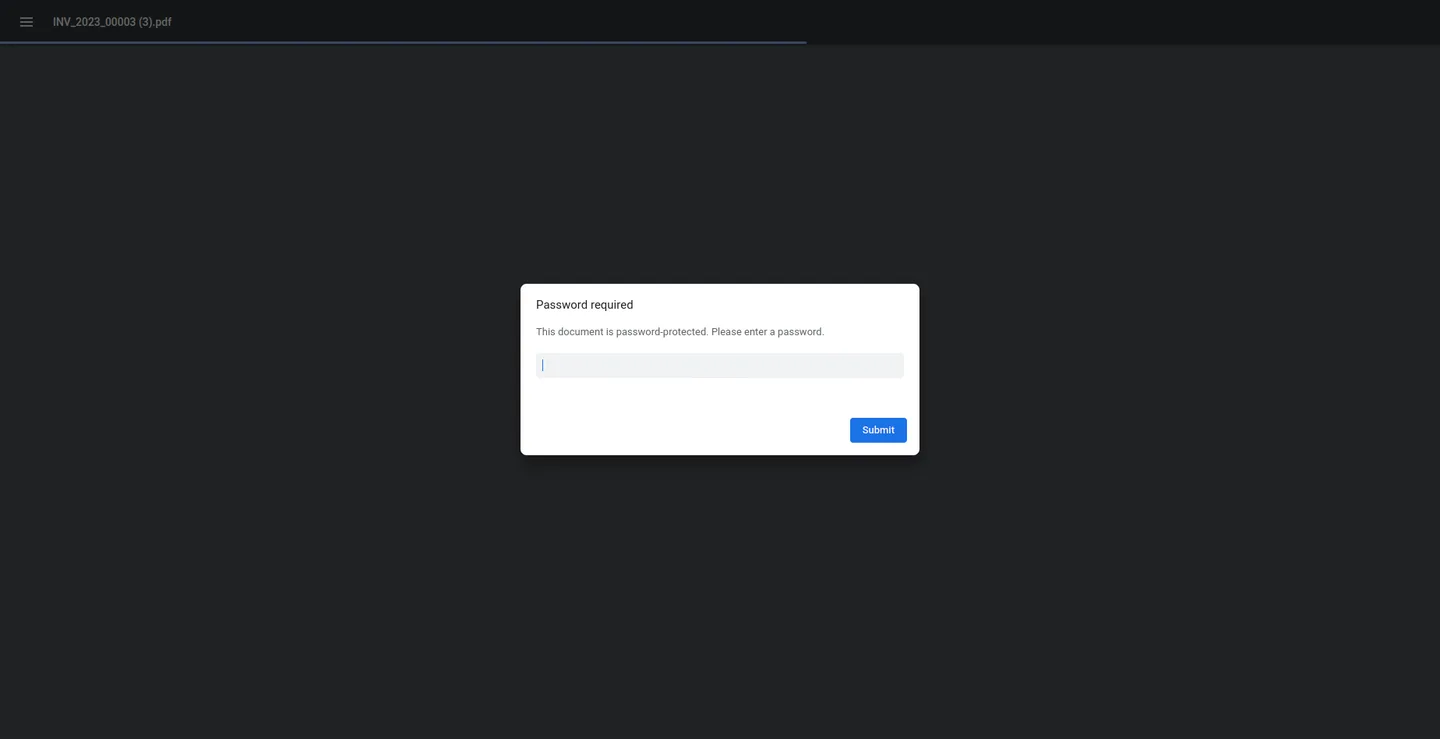 Setting the PDF password on the Advanced Properties page of an Odoo report