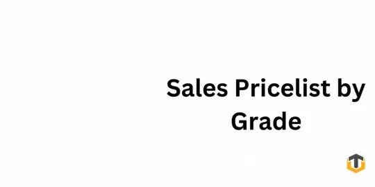 Pricelists Grade — Odoo App Store cover