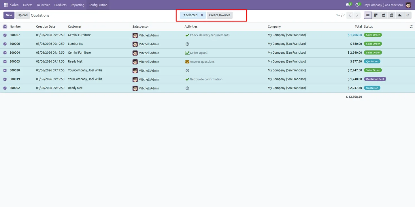 Assigning the Print Action Button access group on an Odoo user record
