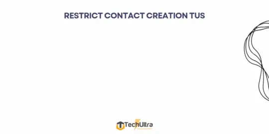Restrict Contact Creation — Odoo App Store cover