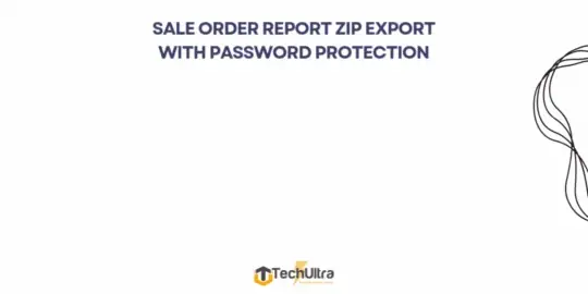 Sale Order Report Secure ZIP — Odoo App Store cover