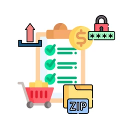Sale Order Report Secure ZIP icon