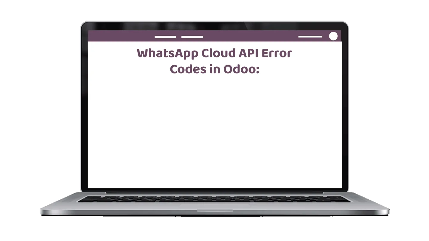 Meta WhatsApp error captured and shown inside Odoo for troubleshooting