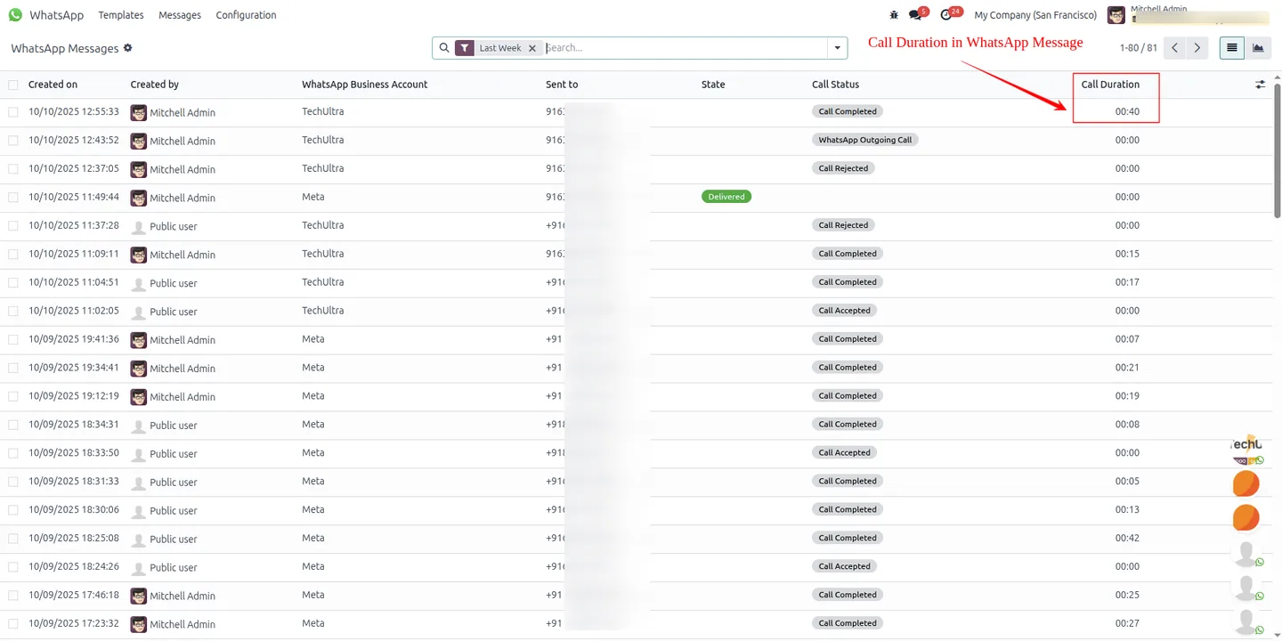 Multi-operator WhatsApp call handling in Odoo Enterprise