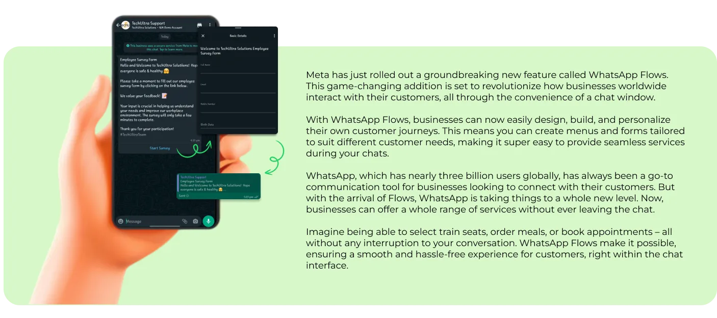Interactive WhatsApp event registration Flow connected to Odoo Enterprise
