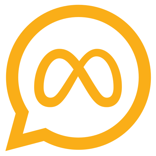 Meta WhatsApp Business support badge for the survey module