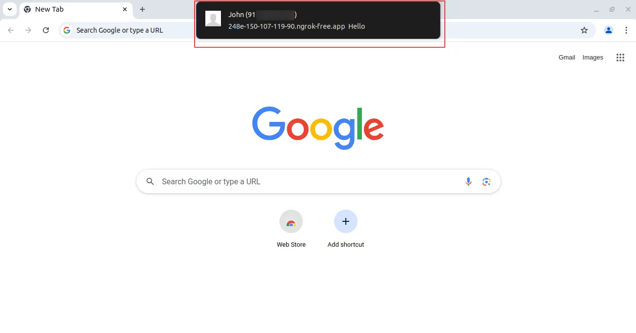 Odoo Discuss showing a WhatsApp thread with the customer name instead of a phone number
