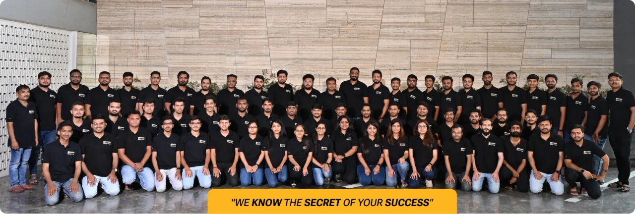 The TechUltra Solutions team at the Ahmedabad headquarters