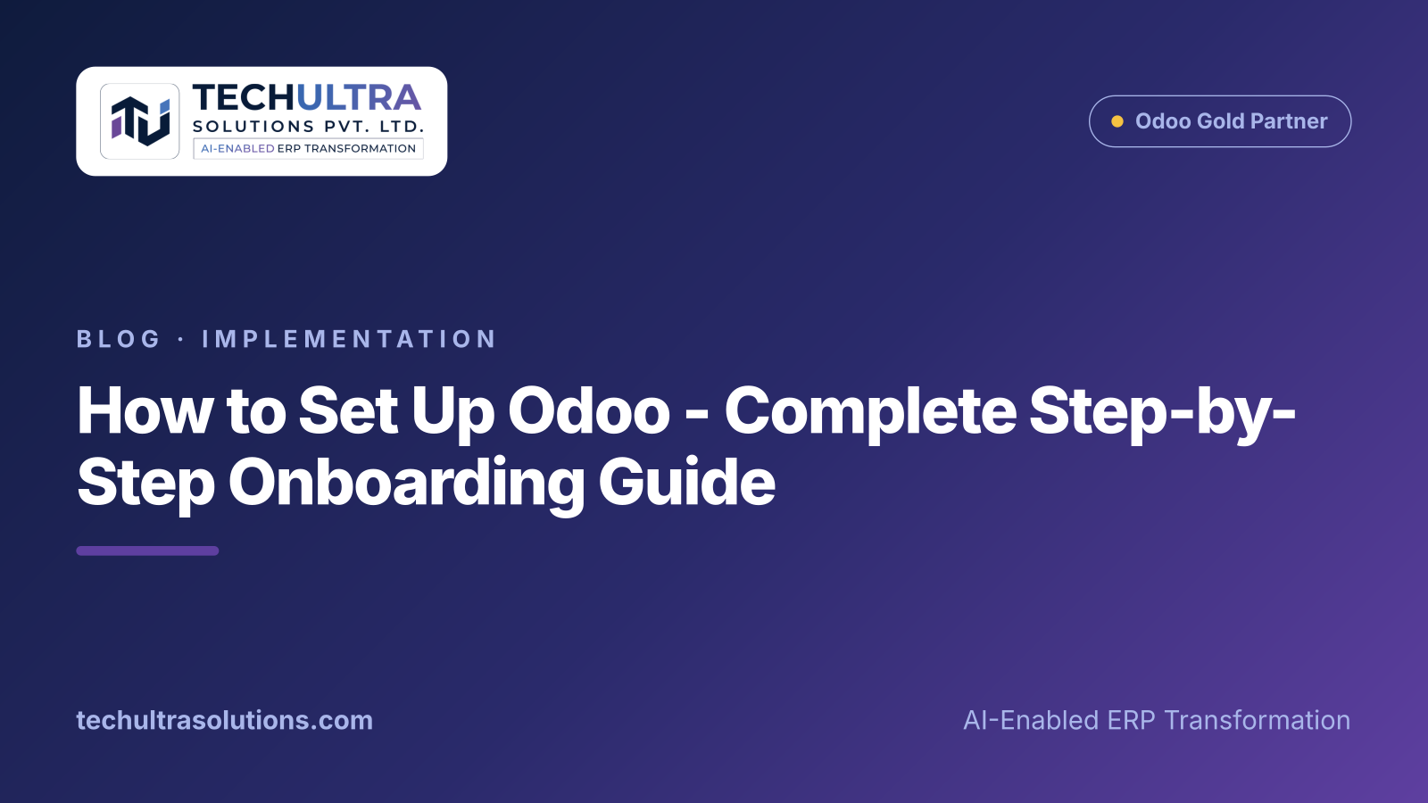 How to Set Up Odoo - Complete Step-by-Step Onboarding Guide