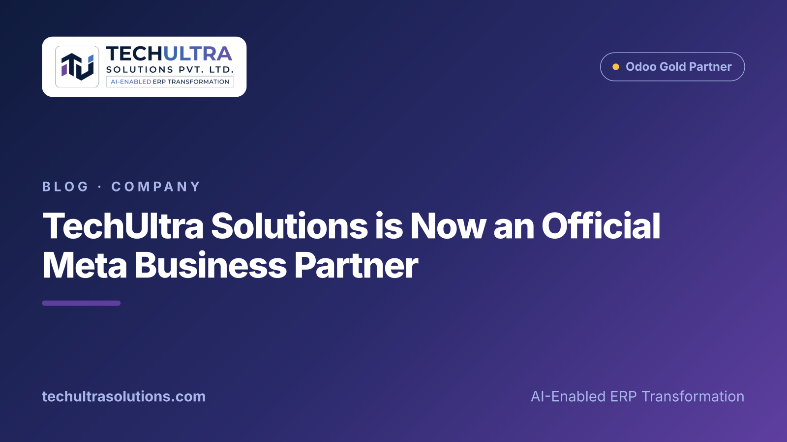 TechUltra Solutions is Now an Official Meta Business Partner