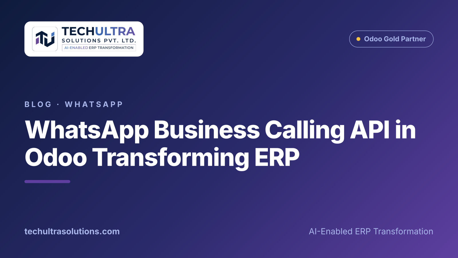 WhatsApp Business Calling API in Odoo Transforming ERP